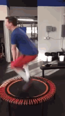 New Beyonce Workout Tape. GIF - Trampoline Jump Exercise GIFs