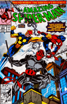 comic book covers amazing spiderman the new warriors night thrasher nova