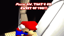 Smg4 Mario GIF - Smg4 Mario Aw Thats So Sweet Of You GIFs