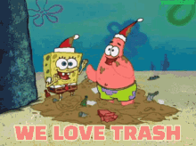 Trash Spongebob GIF - Trash Spongebob We Love Trash GIFs