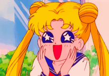 Sailor Moon Star Eyes GIF - Sailor Moon Anime Amazed GIFs