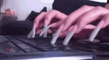 打字 计算机 电脑 键盘 长指甲 GIF - Type Computer Keyboard GIFs