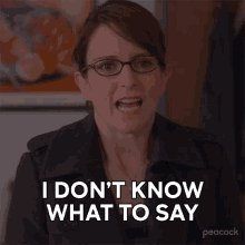 I Dont Know What To Say Liz Lemon GIF - I Dont Know What To Say Liz Lemon 30rock GIFs