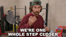Were One Whole Step Closer Zach Jobe GIF - Were One Whole Step Closer Zach Jobe Donut Media GIFs