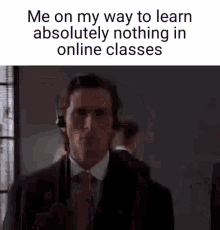 Online Classes American Psycho GIF - Online Classes American Psycho Learning GIFs