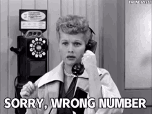 sorry wrong number misdial phone i love lucy lucy ball