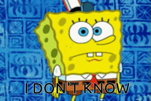 Spongebob I Dont Know GIF - SPONGEBOB I Dont Know - Discover & Share GIFs