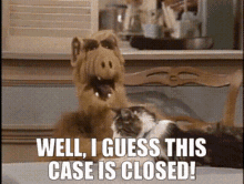 Alf Case Closed GIF - Alf Case Closed Well I Guess This Case Is Closed GIFs