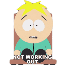 not working out butters stotch south park s6e6 professor chaos