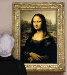 Painting Mona GIF - Painting Mona Lisa GIFs
