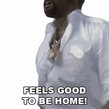 feel good to be home kanye west touch the sky song its nice at home better to be home