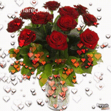 Red Roses Bouquet GIF - Red Roses Bouquet Flowers GIFs