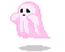 halloween pink ghost scary not boo