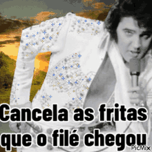Elvis Presley Cancela As Fritas GIF - Elvis Presley Cancela As Fritas Que O Filéchegou GIFs