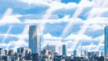 skyline city sunshine anime morning skyline city sunshine anime morning