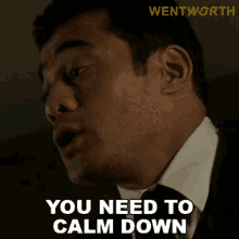 You Need To Calm Down Will Jackson GIF - You Need To Calm Down Will Jackson Wentworth GIFs