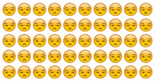 unamused emoji judging you frown endless