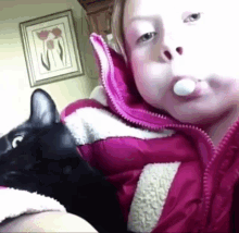 Cat Bubble Bubble Pop GIF - Cat Bubble Bubble Pop Pop Bubble GIFs