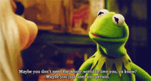 Trying To Drop Hints To Your Crush GIF - Kermit Themuppets Misspiggy GIFs