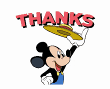 Thanks Mickey Mouse GIF - Thanks Mickey Mouse Thank You GIFs