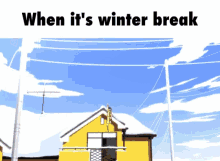 Winter Break Excited GIF - Winter Break Excited Anime GIFs