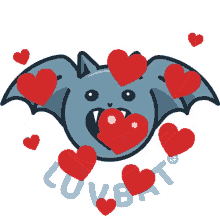 Bat Love GIF - Bat Love Heart GIFs
