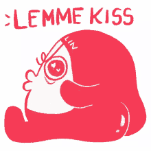 me kissing