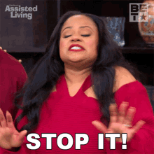 Stop It Leah GIF - Stop It Leah Assisted Living GIFs