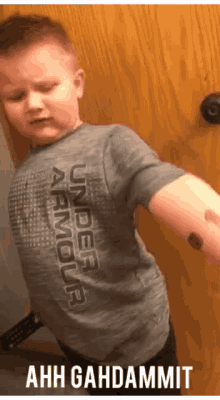 goddamnit gah dammit kid arm fake poop prank