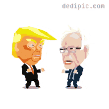 Trump Vs Bernie Donald Trump GIF - Trump Vs Bernie Donald Trump Bernie Sanders GIFs
