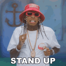 Stand Up Tyga GIF - Stand Up Tyga Krabby Step Song GIFs