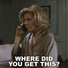Where Did You Get This Diane Lockhart GIF - Where Did You Get This Diane Lockhart The Good Fight GIFs