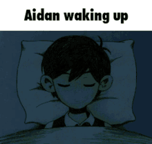 Omori Aidan GIF - Omori Aidan Aidan Waking Up GIFs