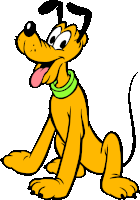 Pluto The Dog Sticker - Pluto The Dog Disney Stickers