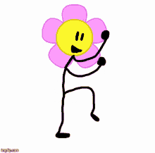 Bfdi Flower Bfb GIF - Bfdi Flower Bfb Flower Bfdi GIFs