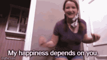 Happiness Depends GIF - Happiness Depends Dancing GIFs