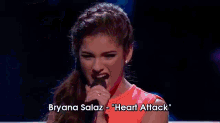 the voice demi lovato heart attack bryana salaz