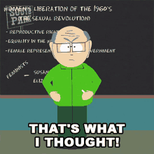 Thats What I Thought Herbert Garrison GIF - Thats What I Thought Herbert Garrison South Park GIFs