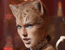 cats movie musical morph transform bombalurina taylor swift