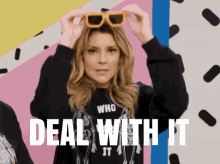 Gracehelbig Deal With It GIF - Gracehelbig Deal With It Sunglasses GIFs