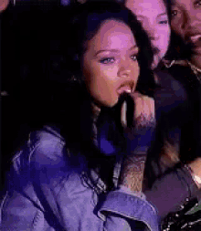 Listening To A Boring Story GIF - Rihanna GIFs