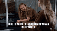 I Got To Watch The Most Badass Woman In The World Badass GIF - I Got To Watch The Most Badass Woman In The World Badass Baddest GIFs