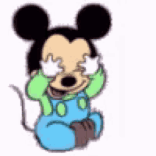 pic a boo mickey mouse baby cute smile