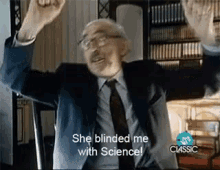 She Blinded Me With Science GIF - Music Science Blind GIFs