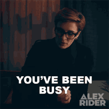 Youve Been Busy Mrs Jones GIF - Youve Been Busy Mrs Jones Alex Rider GIFs