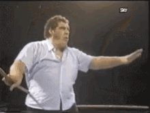Andre The Giant Funny GIF - Andre The Giant Funny Woah GIFs