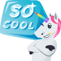 So Cool Unicorn Life Sticker - So Cool Unicorn Life Joypixels Stickers