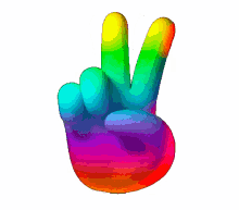 peace rainbow rainbow colors peace sign peace sign hand