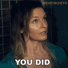 You Did What Had To Be Done Karen Proctor GIF - You Did What Had To Be Done Karen Proctor Wentworth GIFs