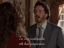 Compromise GIF - Compromise Comfortable Very Comfortable GIFs